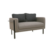 Tasker Sofa Modern Fabric with Contrasting Pillows Proffice furniture